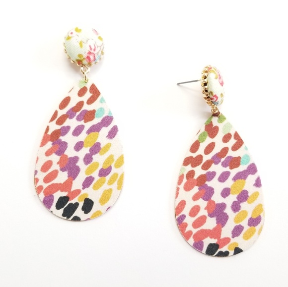 Posh Chronicles Jewelry - *3 for $25 - FLOWER POWER TEAR DROP EARRINGS
